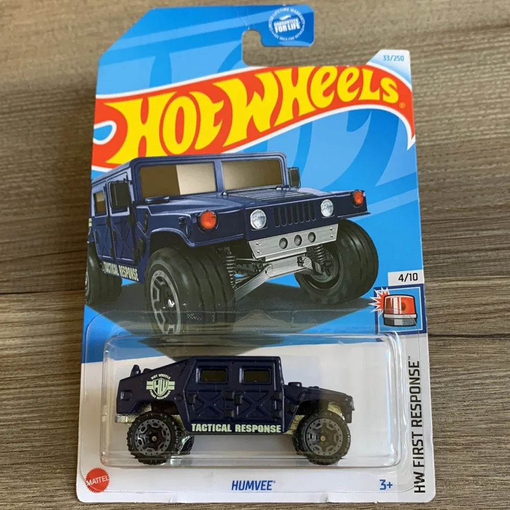 Hot Wheels Blue Hummer Humvee First Response Hotwheels Military Vehicle New 2024